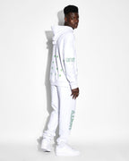 MENS RETRO BIGGIE HOODIE TRU WHITE FLEECE
