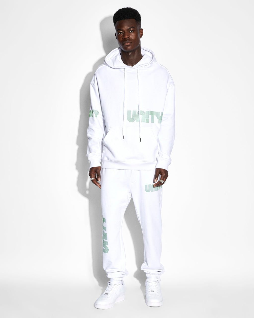 MENS RETRO BIGGIE HOODIE TRU WHITE FLEECE