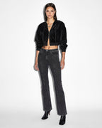 WOMENS SOHO ONYX ZIP DENIM JEANS