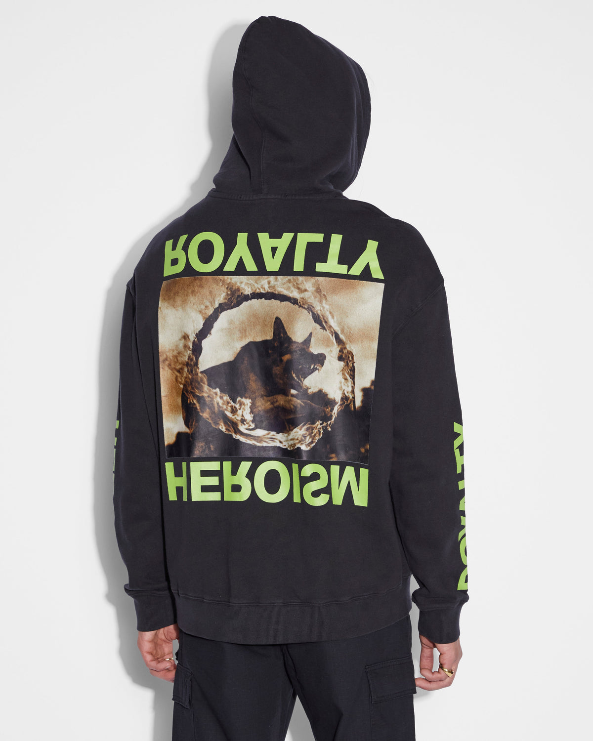 SHEPHARD BIGGIE HOODIE JET BLACK