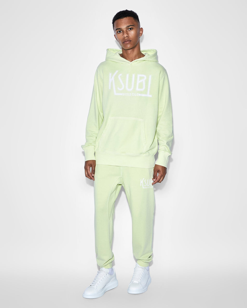 Mens Ticket Restore Trak Acid Slim Pants - Green