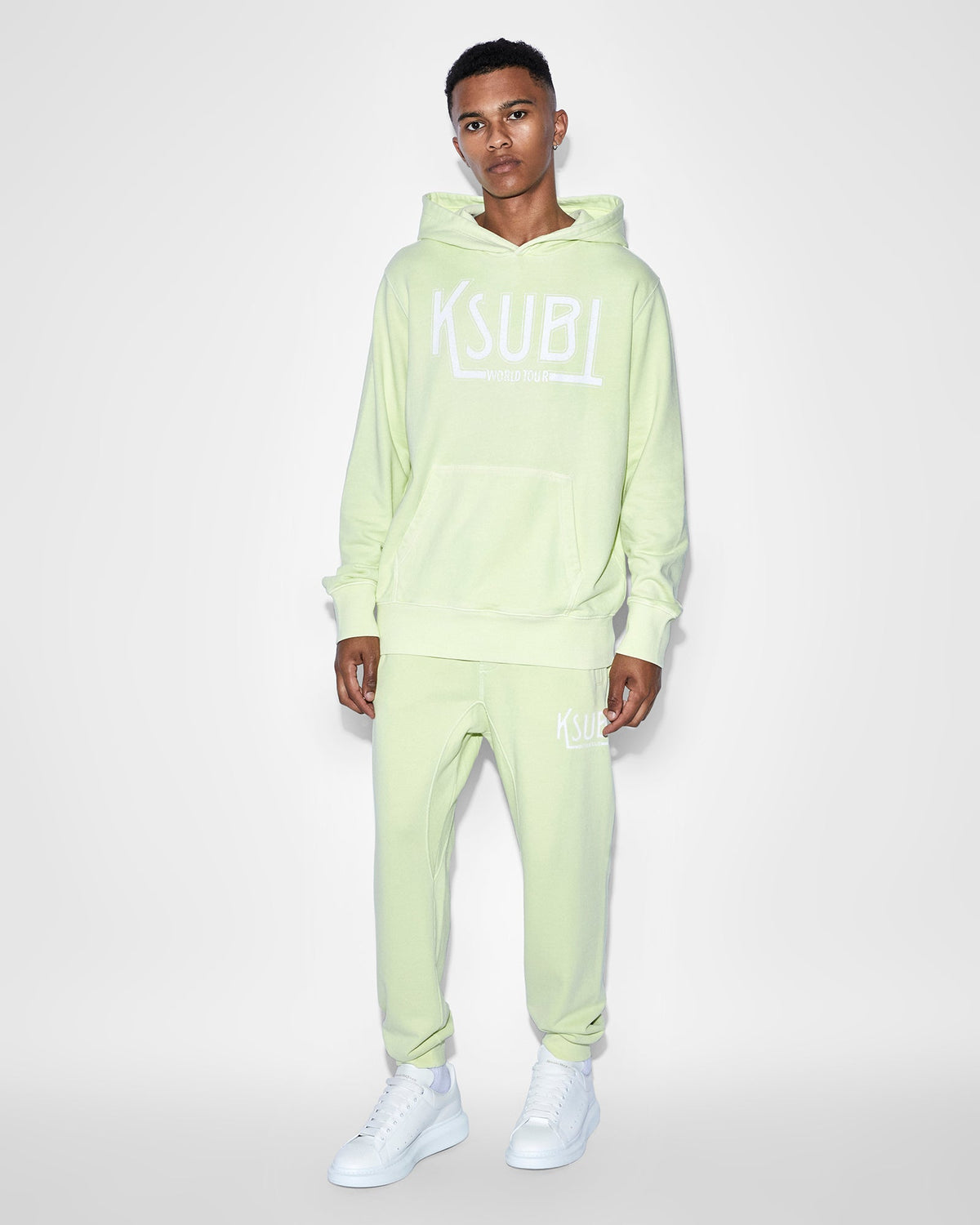 Mens Ticket Restore Trak Acid Slim Pants - Green