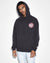 MENS  TOUR BIGGIE HOODIE FADED BLACK OVERSIZED FLEECE