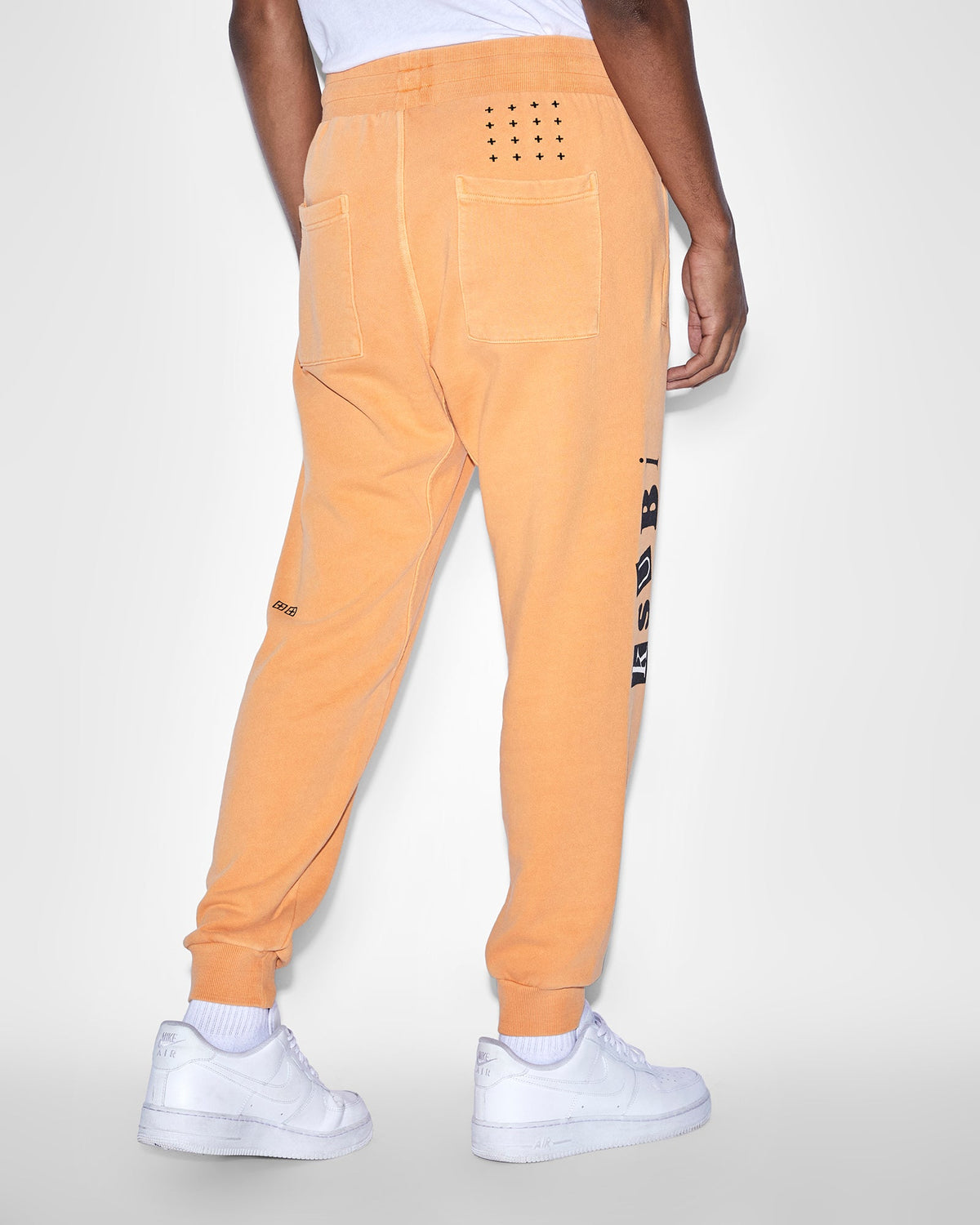 Mens Devil Restore Trak Ember Slim Pants - Orange