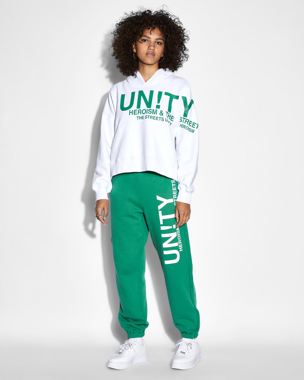 UNITY SLOUCH HOODIE WHITE