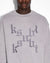 MENS  KULT BIGGIE CREW SILT OVERSIZED FLEECE
