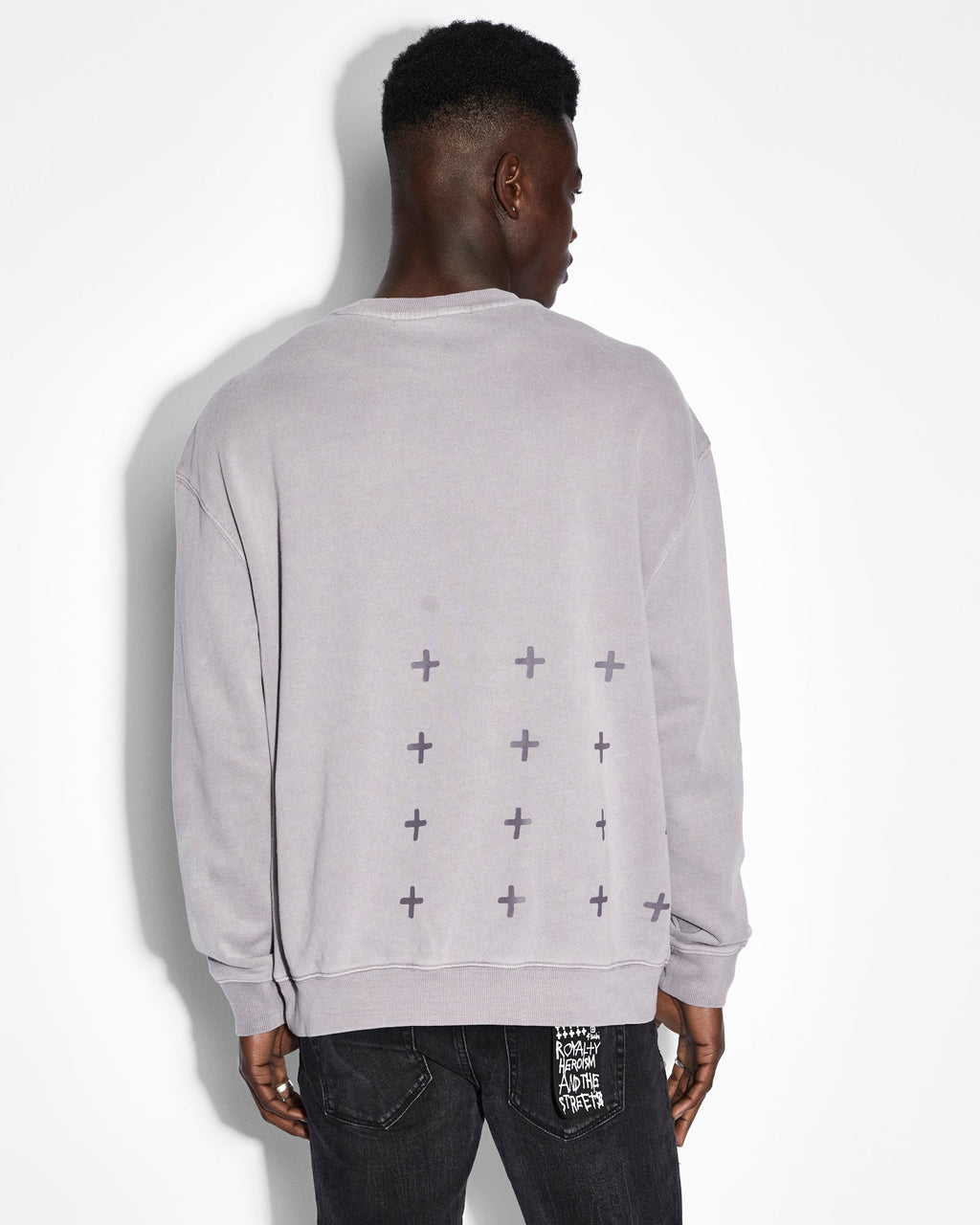 MENS KULT BIGGIE CREW SILT FLEECE