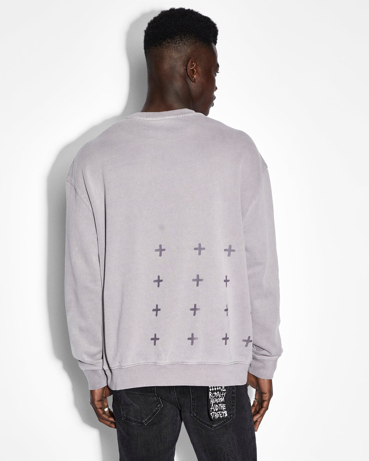 MENS KULT BIGGIE CREW SILT FLEECE