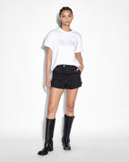 WOMENS RISE N HI STEALTH CARGO WALKSHORTS