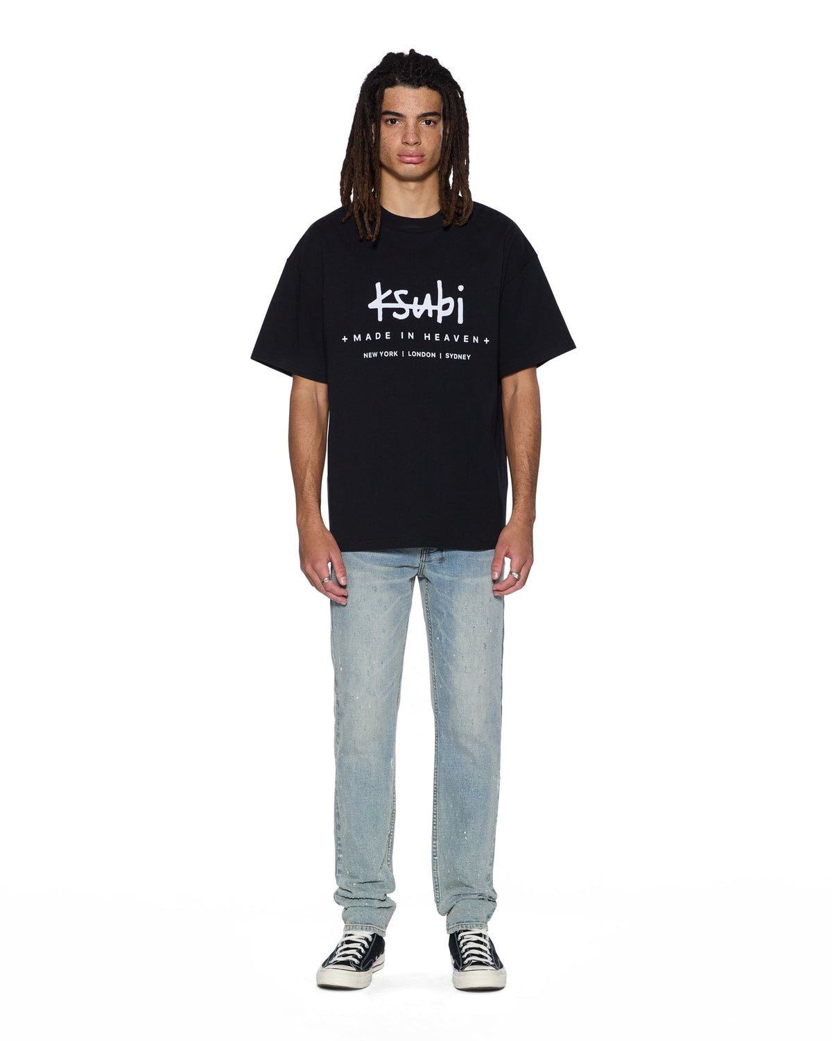 PLATED EKCESS SS TEE JET BLACK