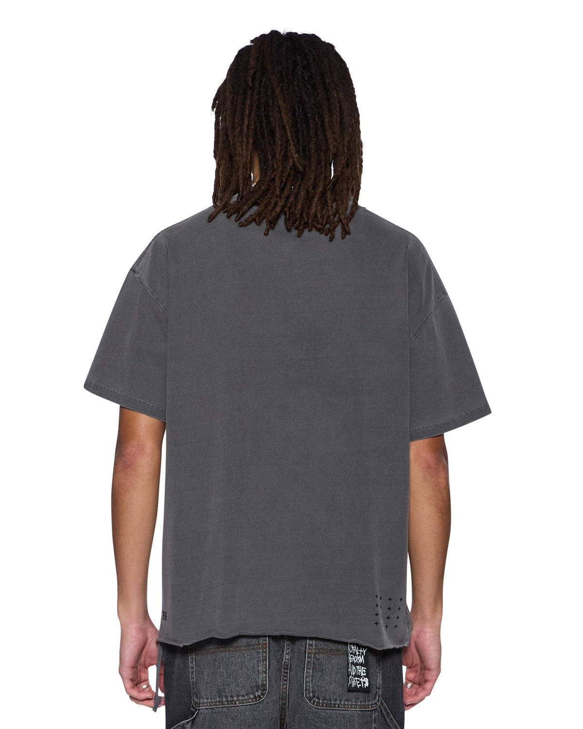 MENS THORNED EKCESS SS TEE CHARCOAL TEES