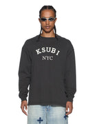 MENS LAYBEL EKCESS LS TEE WASHED BLACK TEES