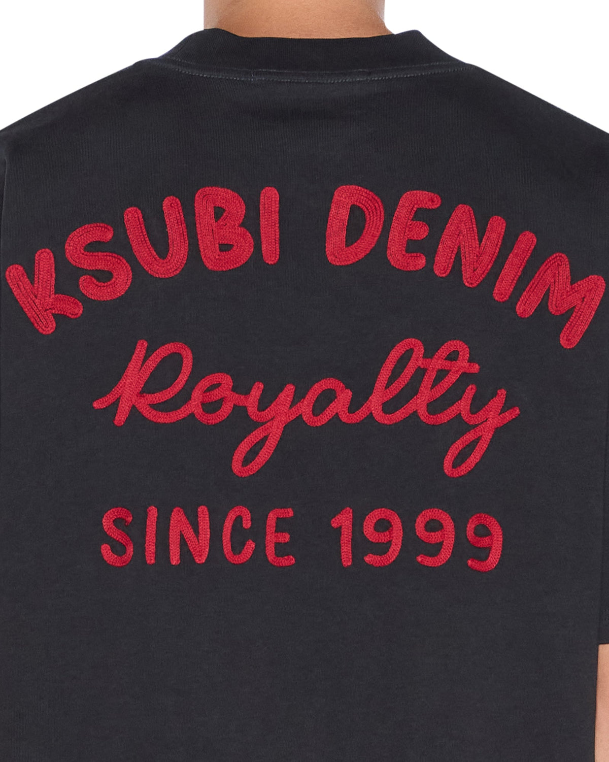 MEKANIK HALEN SS TEE CHARCOAL/RED