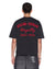 MENS  MEKANIK HALEN SS TEE CHARCOAL/RED BOXY TEES