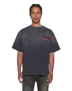 Mens Performance Ekcess Ss Tee Black Fade Oversized Tees - Black