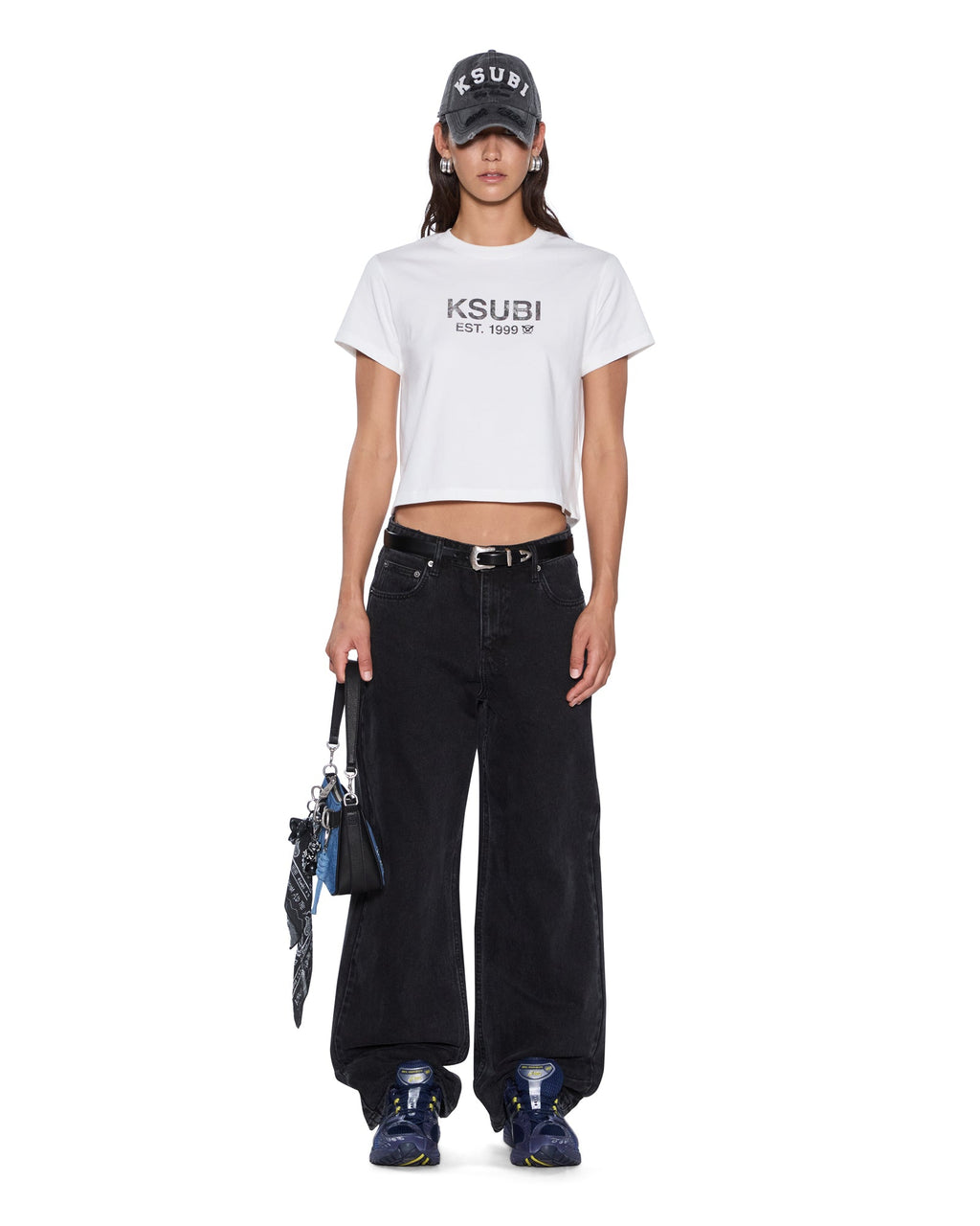 WOMENS SHRUNKEN SS TEE VINTAGE WHITE TEES