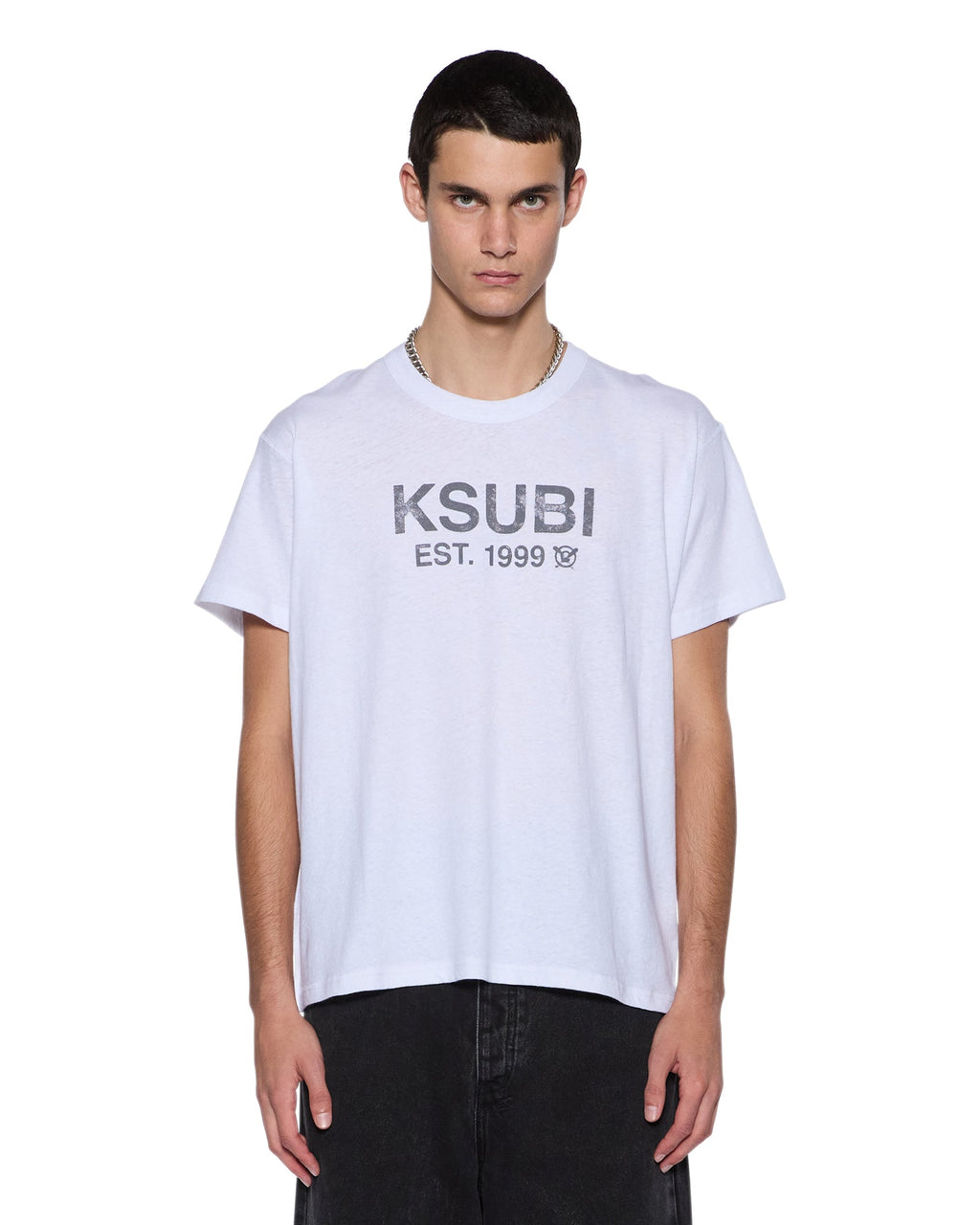 MENS STATE SLUB SID SS TEE WHITE TEES