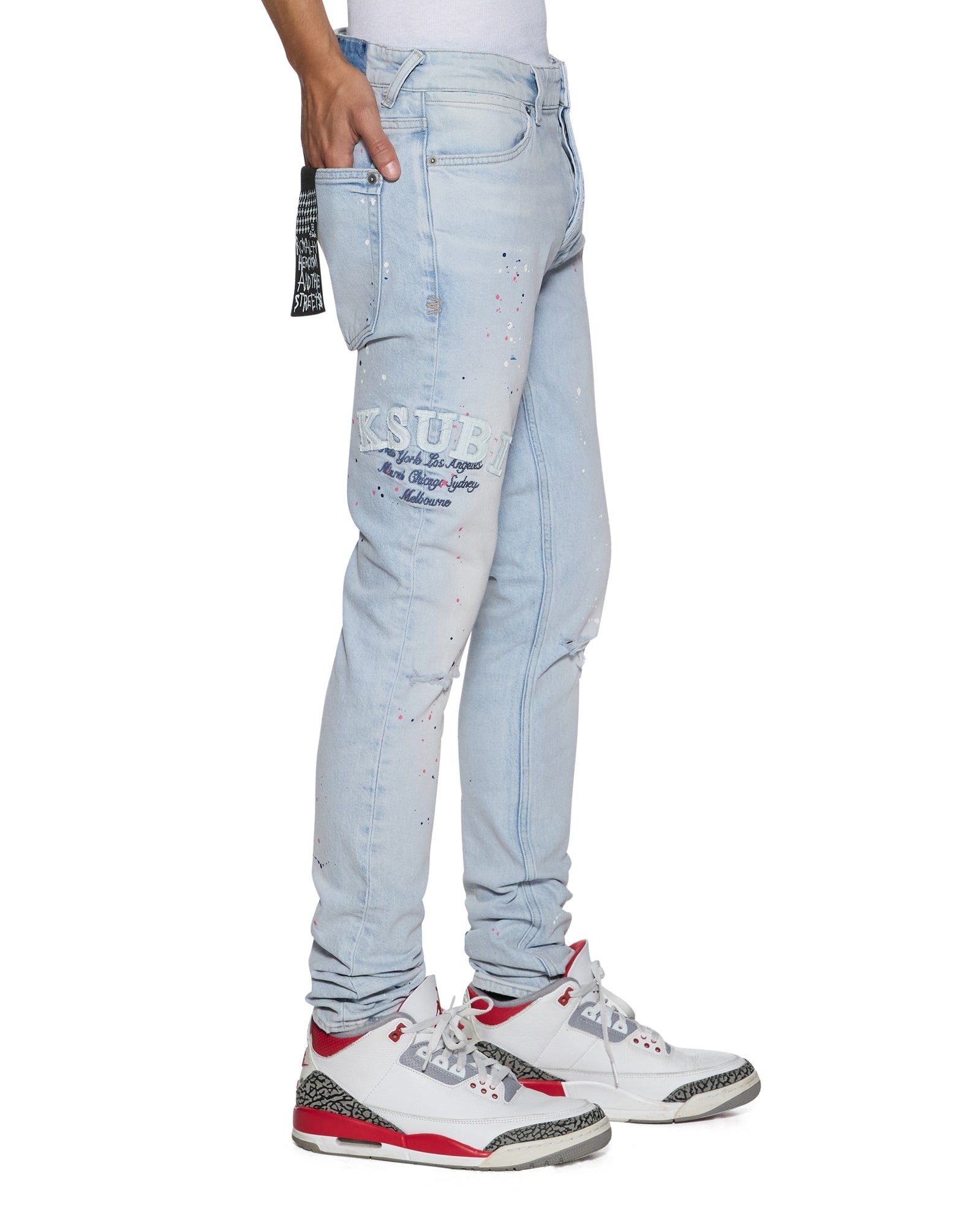 Mens Van Winkle Kstellar Genesis Skinny Denim Jeans | Ksubi ++