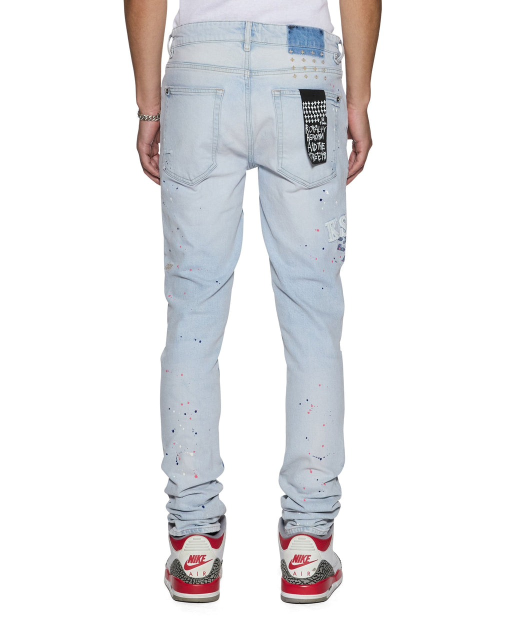 Mens Van Winkle Kstellar Genesis Skinny Denim Jeans - Denim
