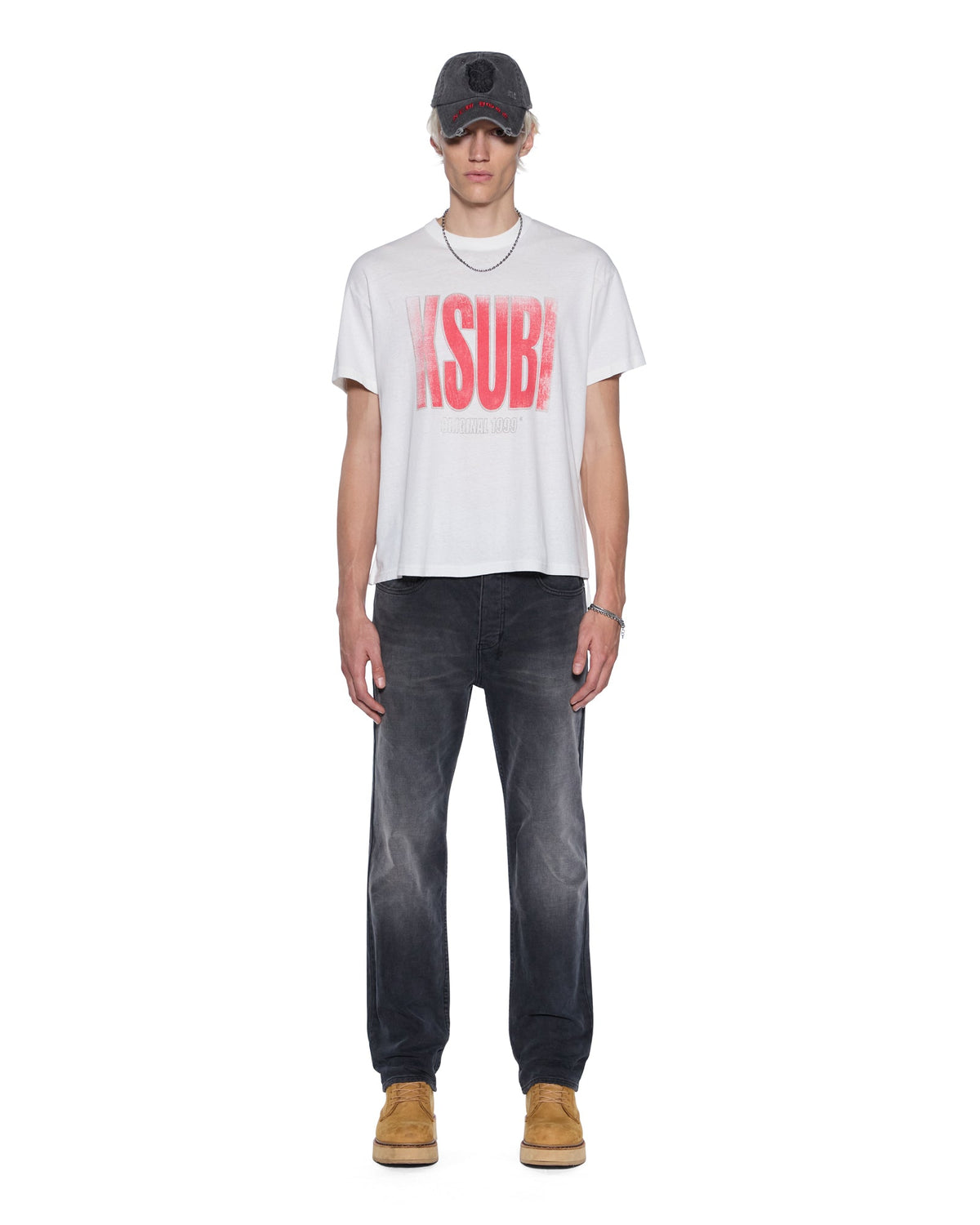 MENS PANTHERA SID SS TEE VINTAGE WHITE TEES