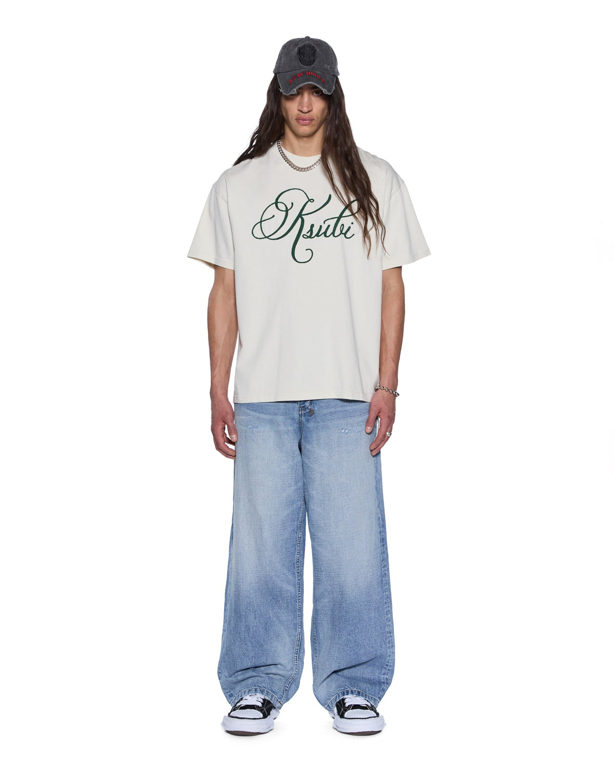 PRESTIGE BIGGIE SS TEE ANTIQUE WHITE