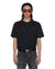 MENS  SID LINEN SS TEE JET BLACK SLIM TEES