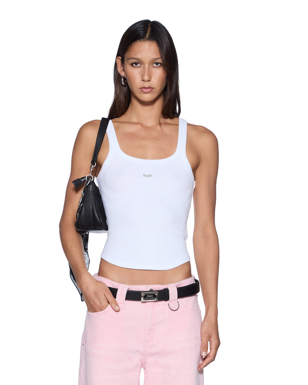 WOMENS CHLOE TANK XTRA WHITE TEES