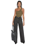 WOMENS SCORE TANK KHAKI TEES