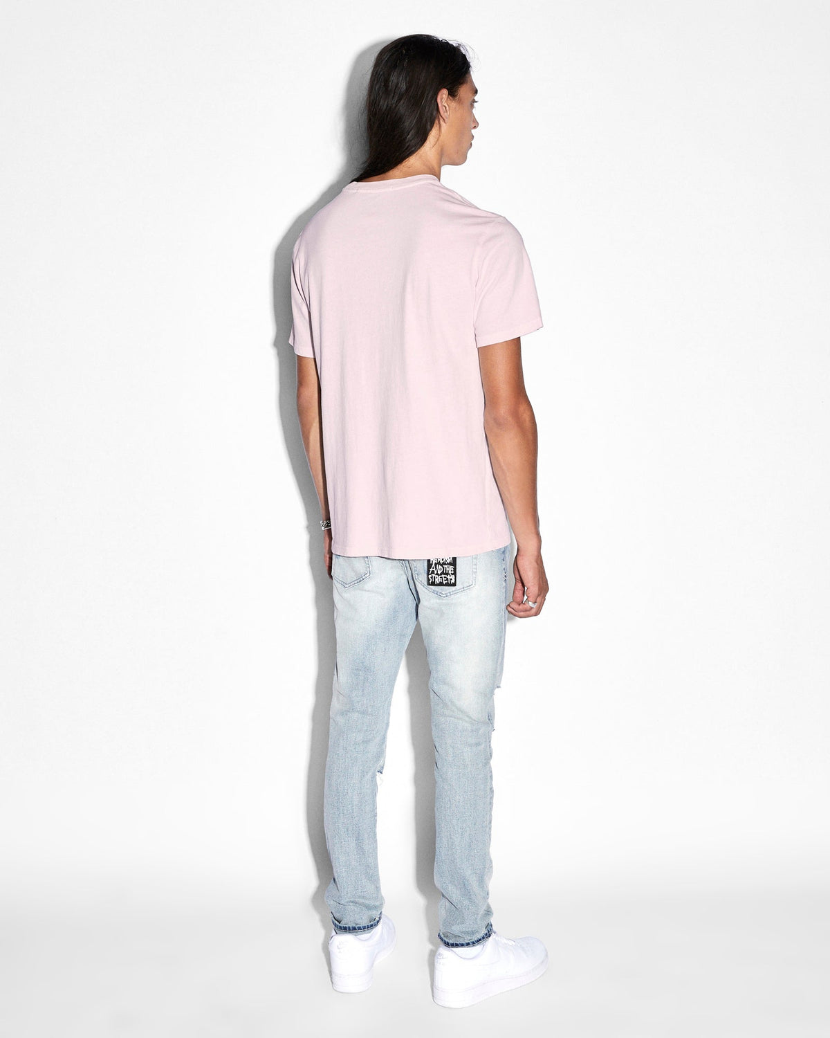 MENS DISCO KASH SS TEE DUSTI PINK TEES