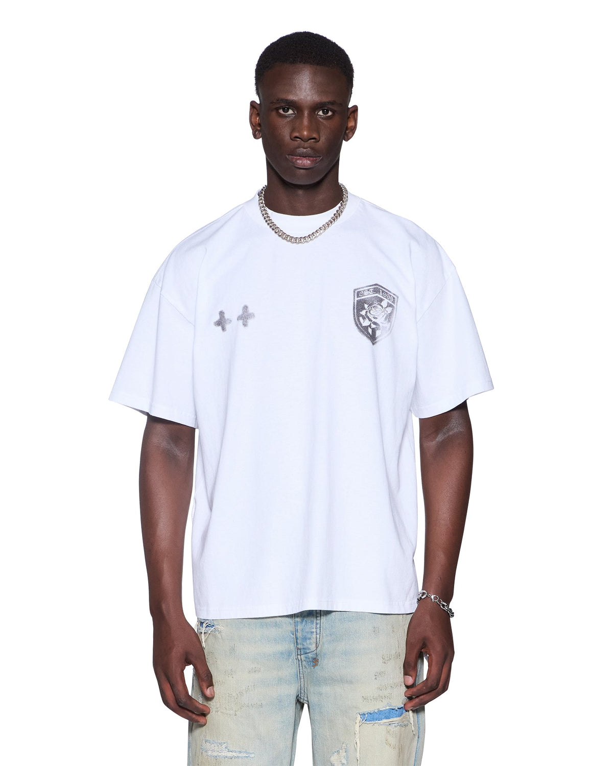 MENS CHERUB HALEN SS TEE WHITE TEES