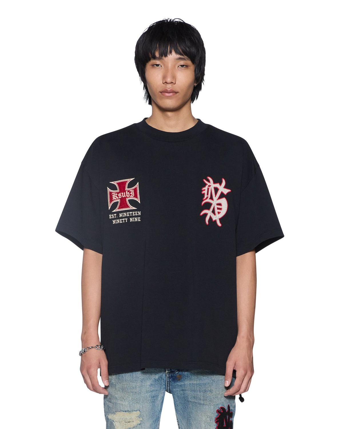 MENS LEAGUE EKCESS SS TEE BLACK TEES