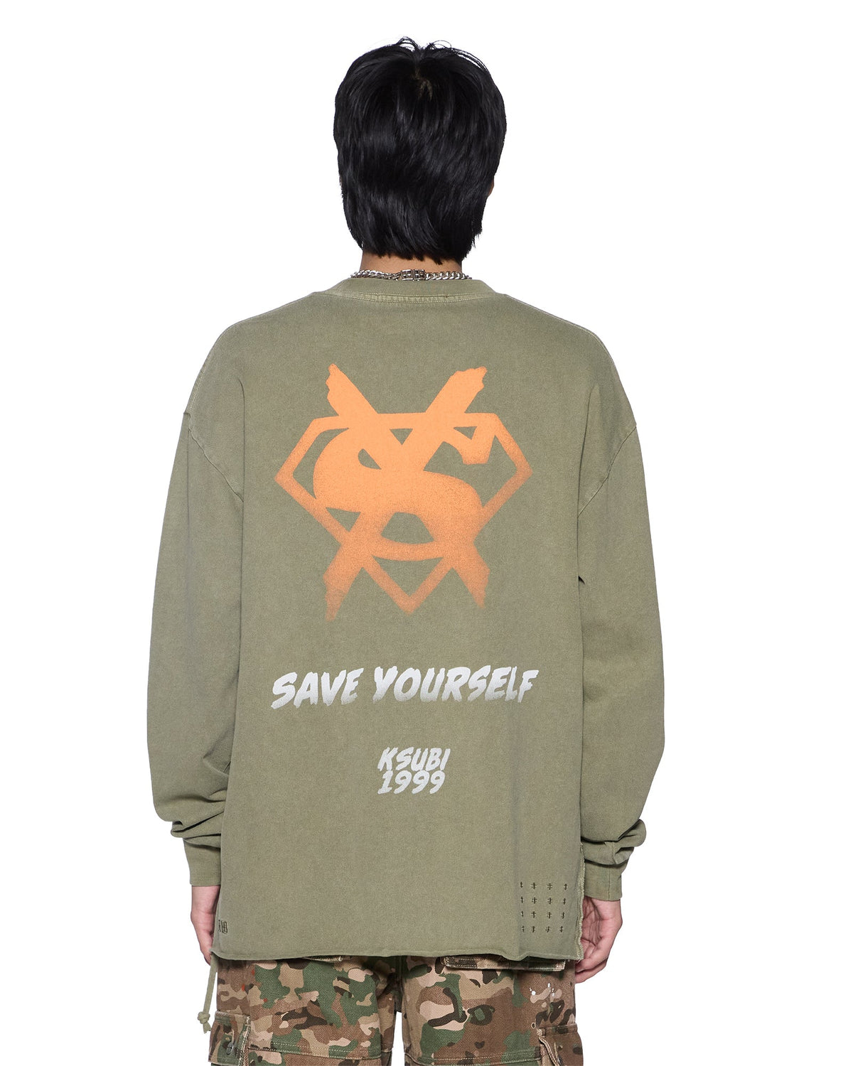 MENS ZERO HEROES LS TEE MILITANT TEES