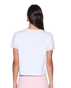 WOMENS VARSITY SHRUNKEN TEE WHITE QUARTZ TEES