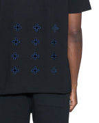 MENS 4X4 PAISE BIGGIE SS TEE COBALT BLACK TEES