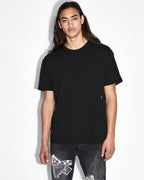 Mens 4x4 Biggie Ss Tee Black Green Oversized Tees - Black