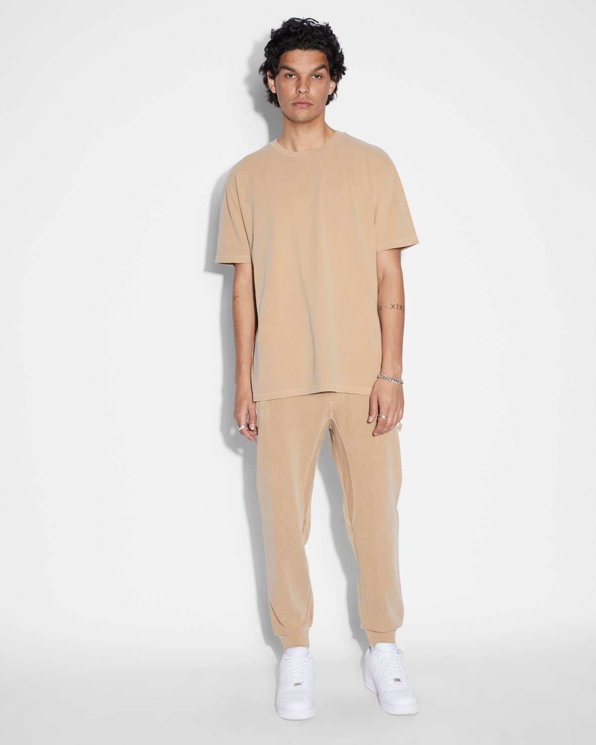 MENS 4X4 BIGGIE SS TEE TAN TEES