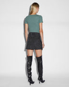 WOMENS ARISE CUT OUT SS TEE LAGOON TEES