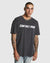 MENS  CONTACT BIGGIE SS TEE FADED BLACK OVERSIZED TEES