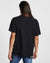 MENS  ROSE BIGGIE SS TEE JET BLACK OVERSIZED TEES