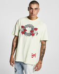 TURBO ROSE BIGGIE SS TEE LEMON