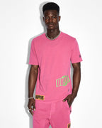 Mens Collective Kash Ss Tee Ultra Regular Tees - Pink