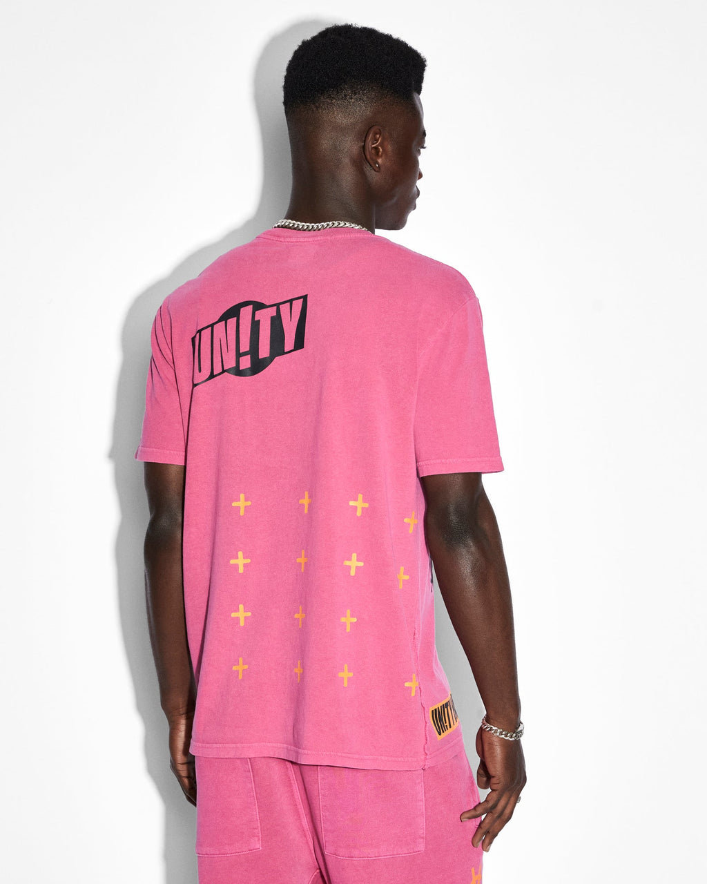 Mens Collective Kash Ss Tee Ultra Regular Tees - Pink