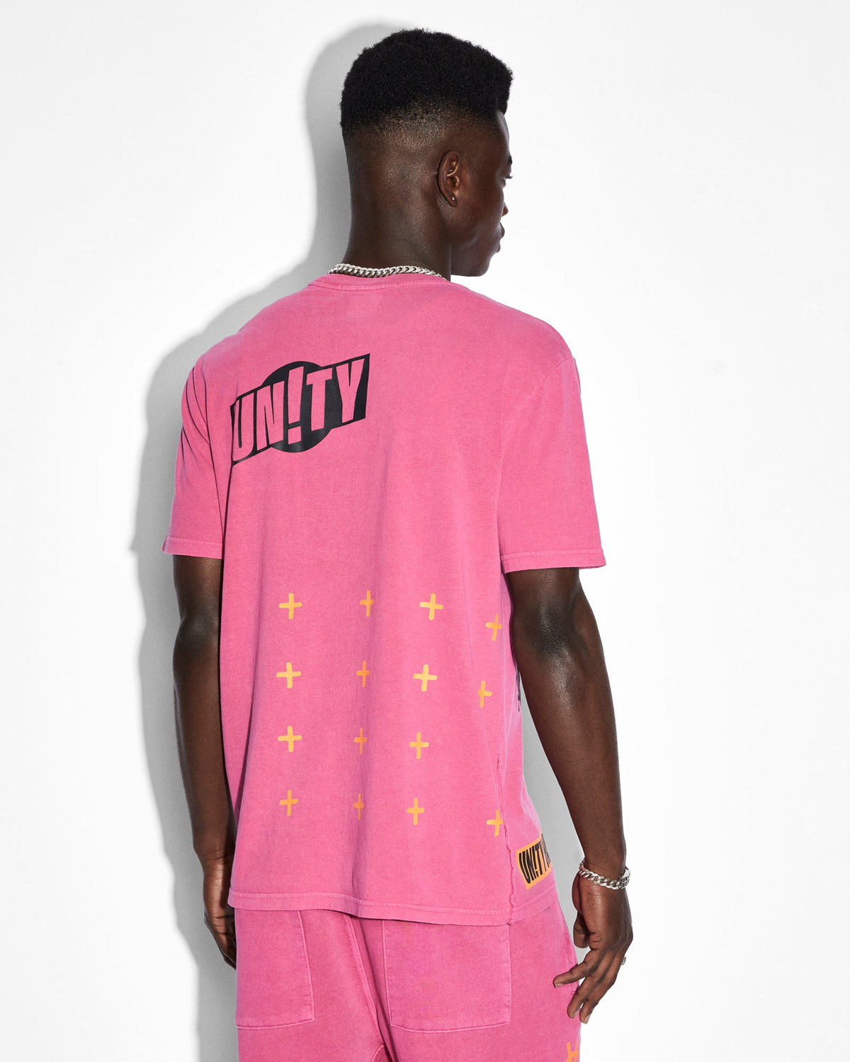 Mens Collective Kash Ss Tee Ultra Regular Tees - Pink