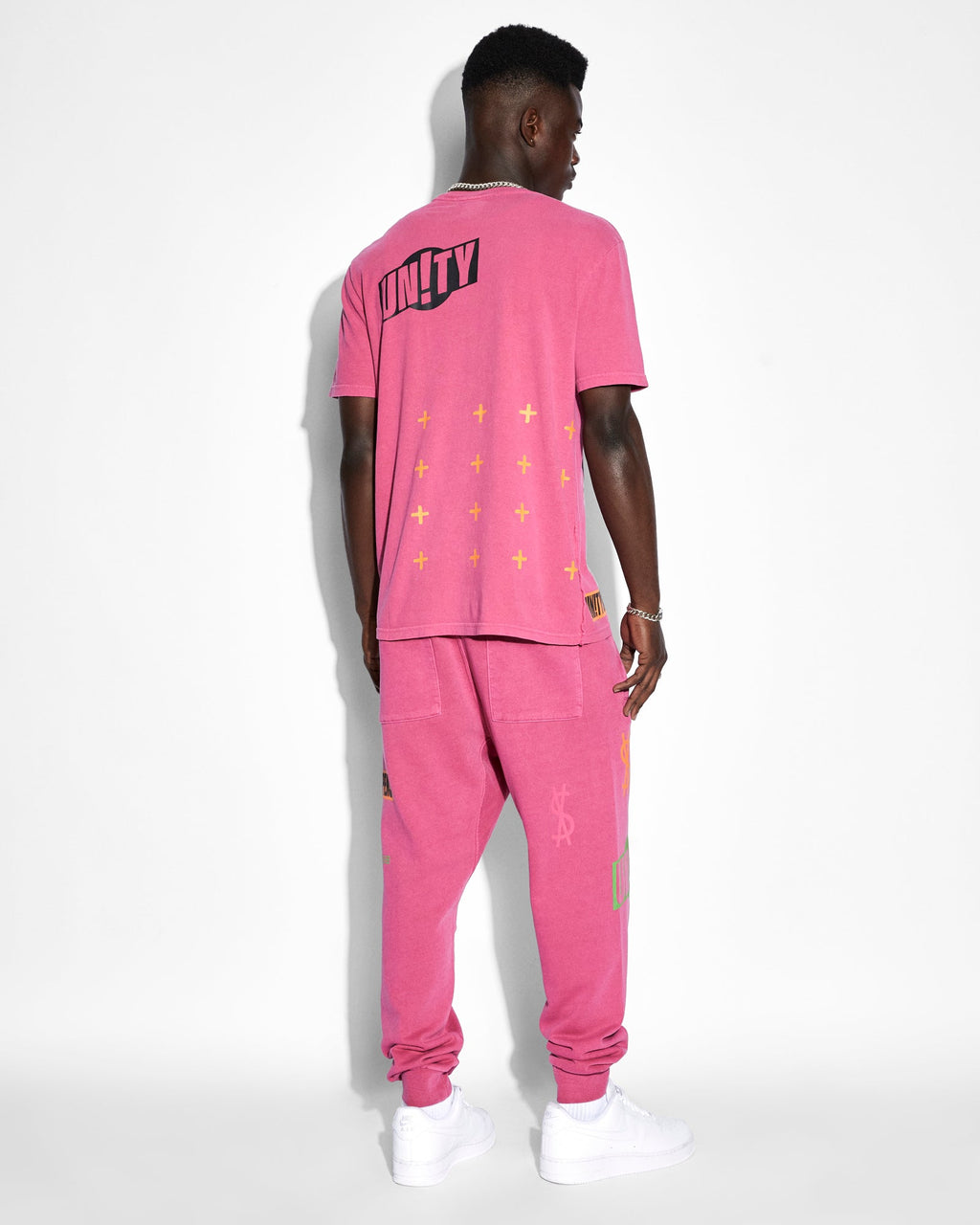 Mens Collective Kash Ss Tee Ultra Regular Tees - Pink