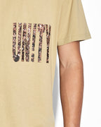 Mens Crowded Biggie Ss Tee Patrol Oversized Tees - Khaki