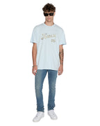 Mens Clubhouse Biggie Ss Tee Shallows Oversized Tees - Blue
