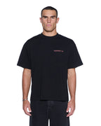 Mens Director Ekcess Ss Tee Jet Black Tees - Black