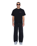 Mens Director Ekcess Ss Tee Jet Black Tees - Black