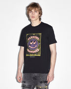 Mens Hardcore Kash Ss Tee Jet Black Regular Tees - Black