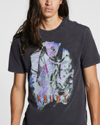 Mens Sedated Kash Ss Tee Black Dye Regular Tees - Black